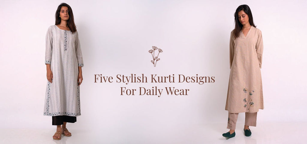 Stylish and Festive Collar Neck Kurti for Women with Organza Dupatta –  ekantastudio