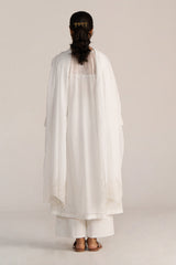 White Embroidered Kurta Set