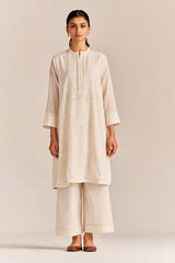 Off-White Mal Chikankari Embroidery Co-ord Set