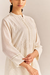 Off-White Mal Chikankari Embroidery Co-ord Set