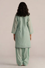 Aqua Woven Cotton Co-ord Set
