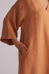 Sunburn Pure Linen Co-ord Set with a plain background