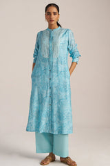 Sky-Coloured Co-ord Set