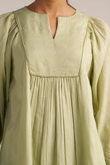 Sage Green Embroidered Co-ord Set