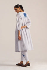 Blue Checkered Printed Co-ord Set