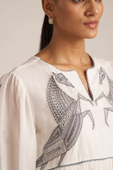 Milky White Co-ord Set