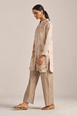 Macadamia and Tanin Cotton Linen Co-ord Set