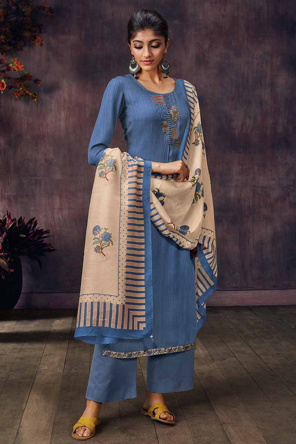 Modal Satin Kurta with Bemberg Lawn Dupatta