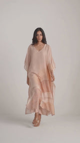 Spanish Villa Silk Kaftaan Co-ord Set