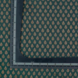 Green Leaf Pattern Banarasi Fabric