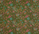 Leaf Pattern Digital Printed Pure Pashmina Fabric
