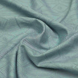 Blue Bold Diamond Screen Printed Cotton Fabric