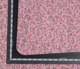 Pink Color Floral Pattern Digital Printed Pure Pashmina Fabric