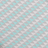 Blue and Grey Small Screen Printed Cotton Fabric