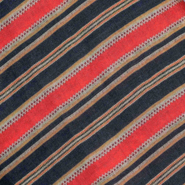Black Stripes Pattern Digital Print Muslin Fabric